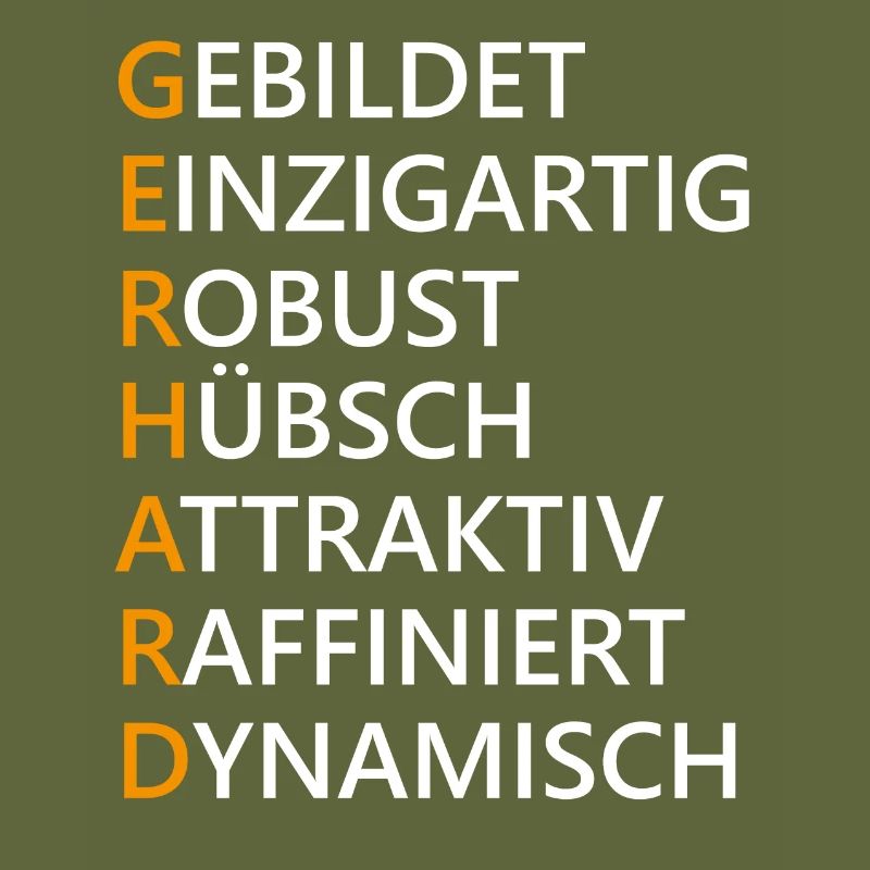 Gerhard Name Geschenk