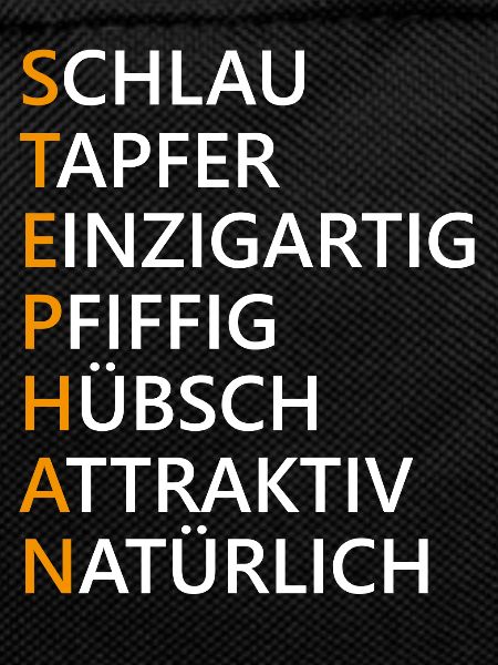 Stephan Name Geschenk