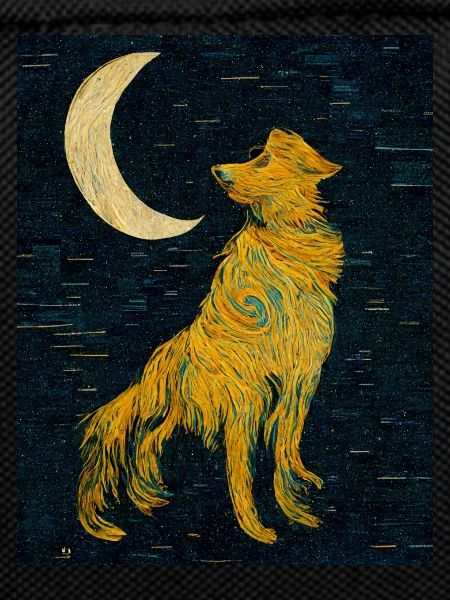 Dog Moon Painting