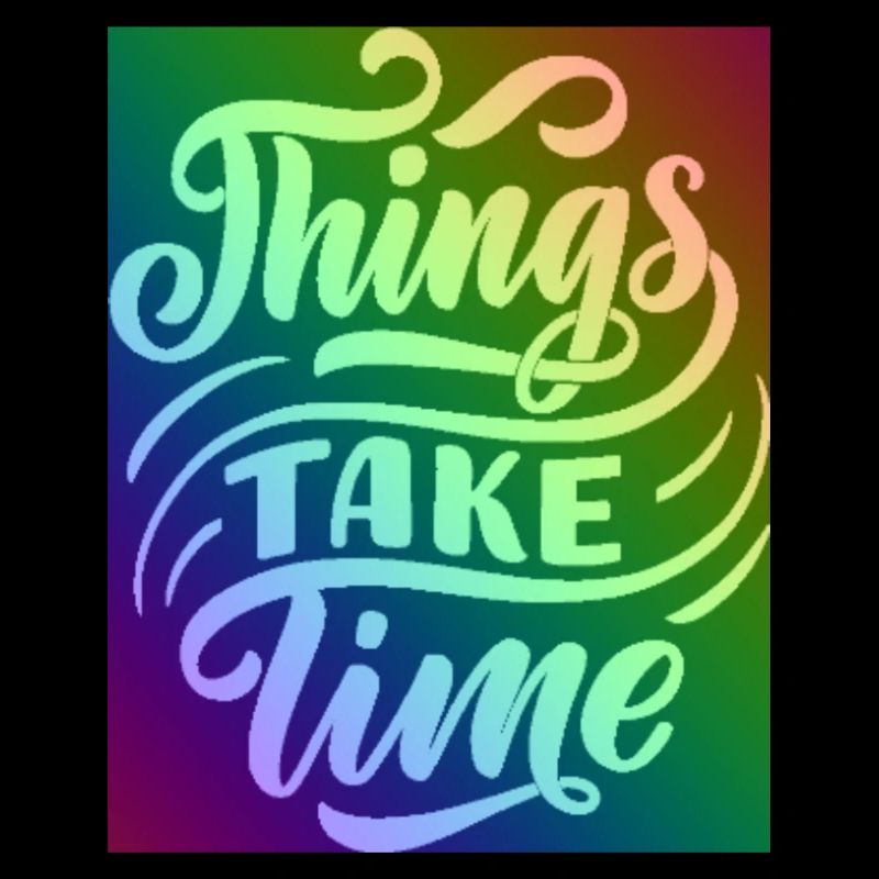 colourful typography