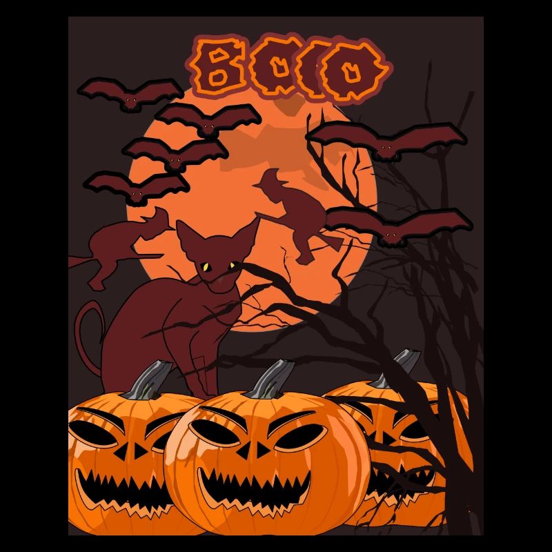 Boo with cat dark brown