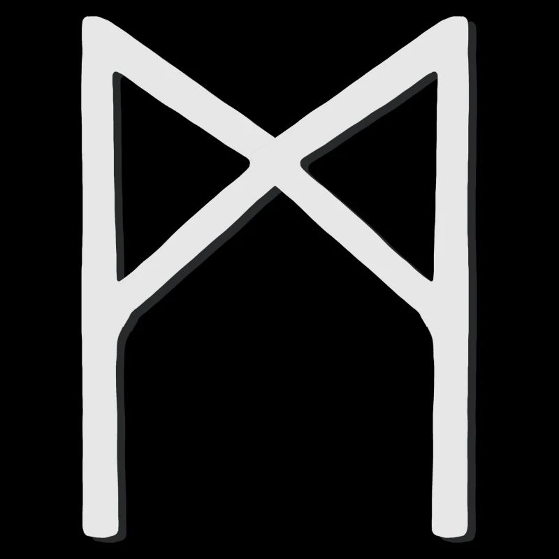 Futhark Runenalphabet Mannaz