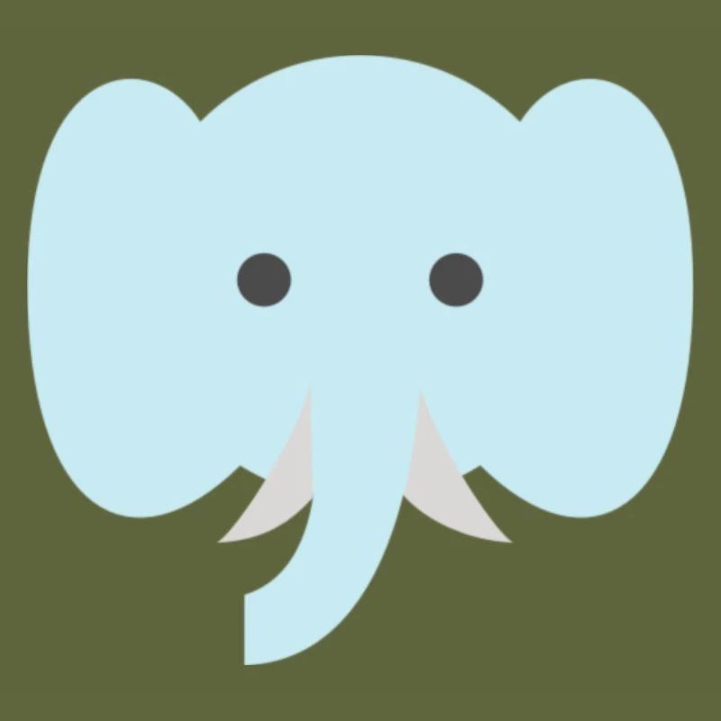 Elephant sweetly drawn