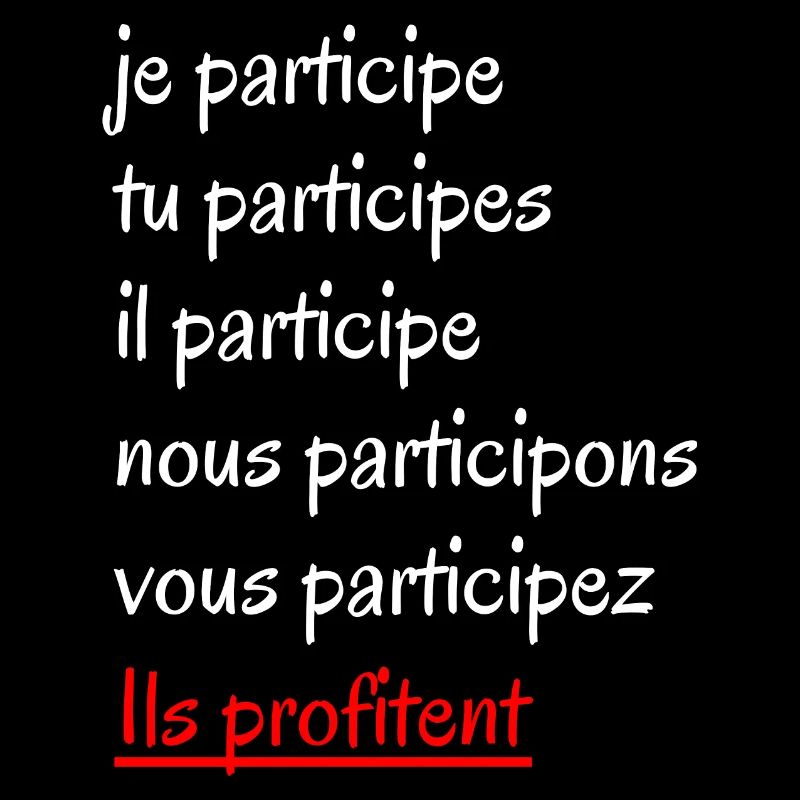 Je participe cadeau original