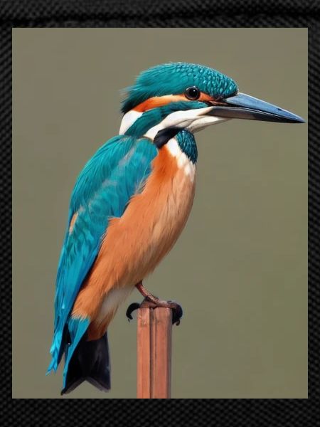 kingfisher on the branch