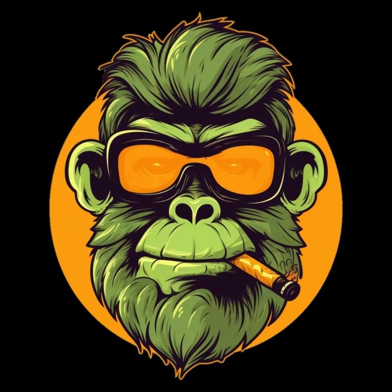 Cool Ape Smoking