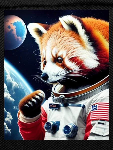 Red Panda in space
