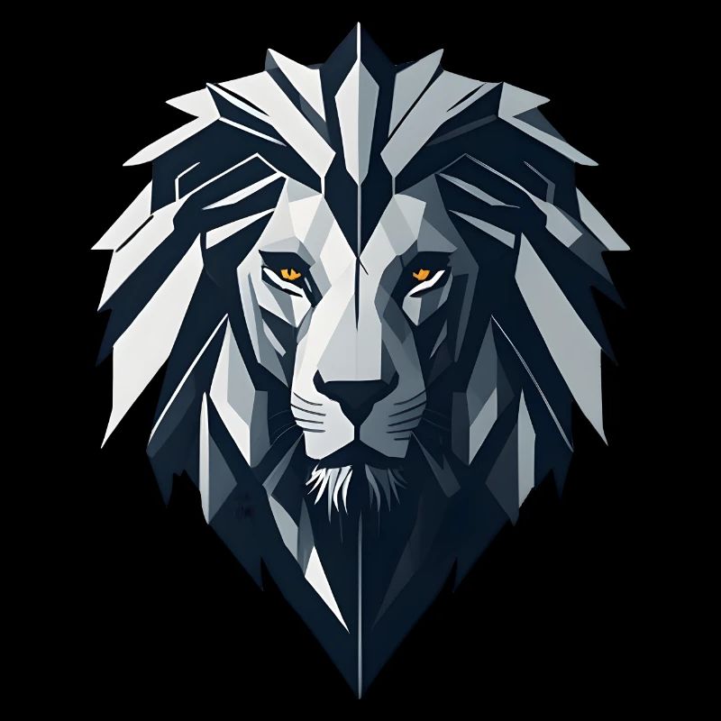 Polygon Lion Head