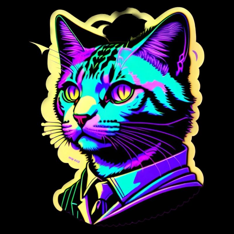 Gentleman Katze bunt