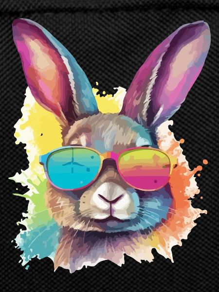 Timo the bespectacled rabbit