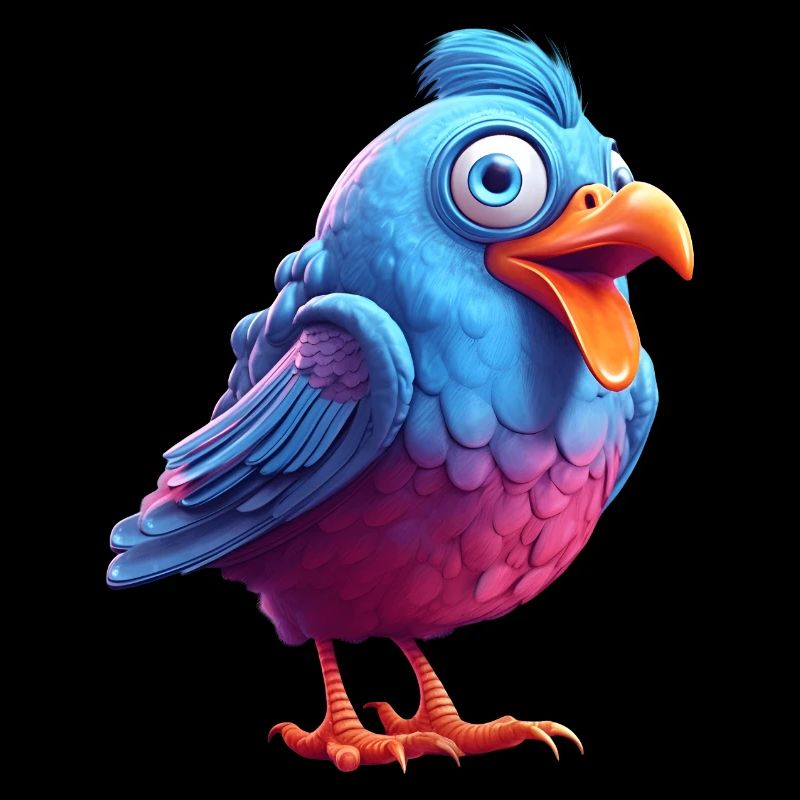 Charmant compagnon à plumes