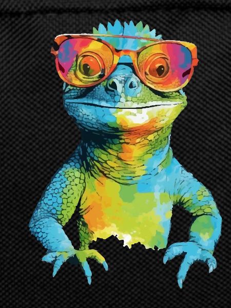 Geck the spectacled lizard