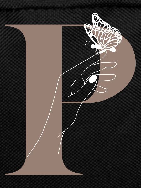 letter P Magic butterfly