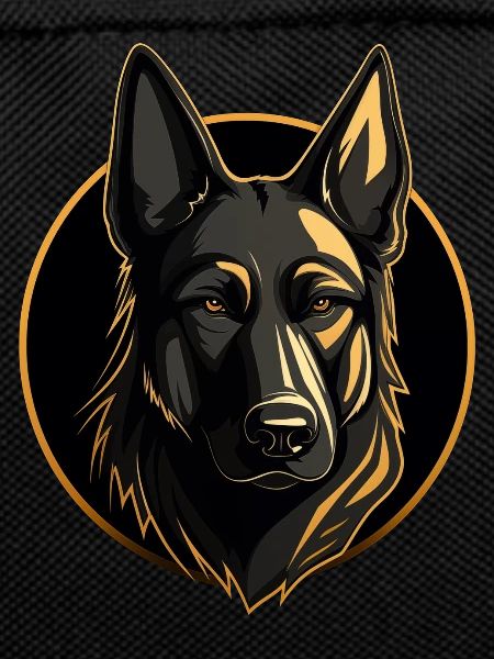 German Shepherd Deutscher Schäferhund Logo