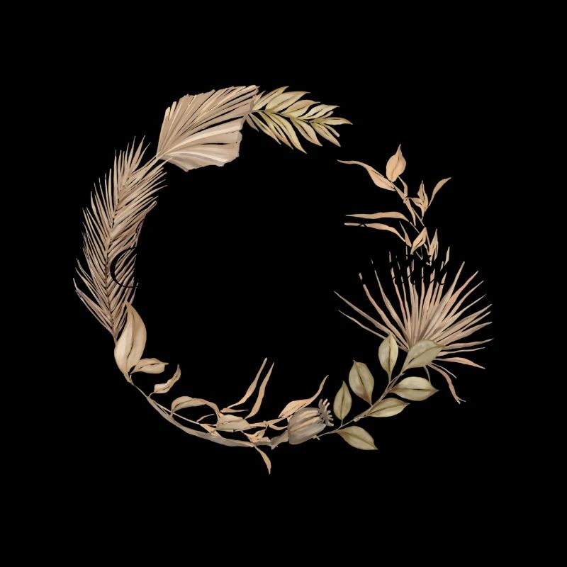 Team Braut Boho Kranz