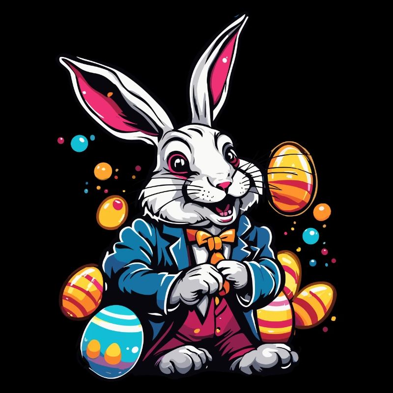 Lapin de Pâques / Pâques / Oeufs / Vacances / Pâques