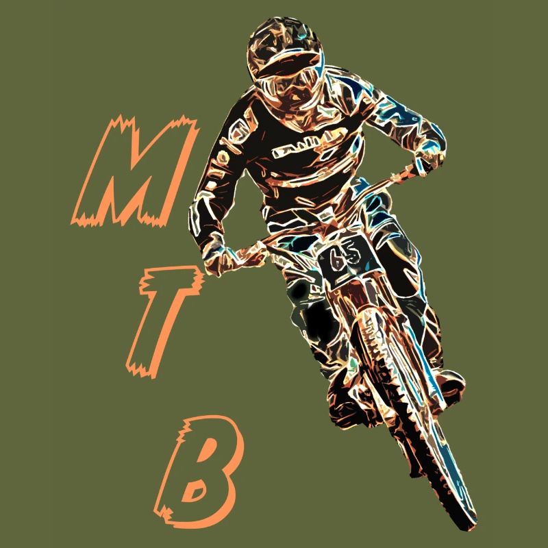 Downhill mountain biking