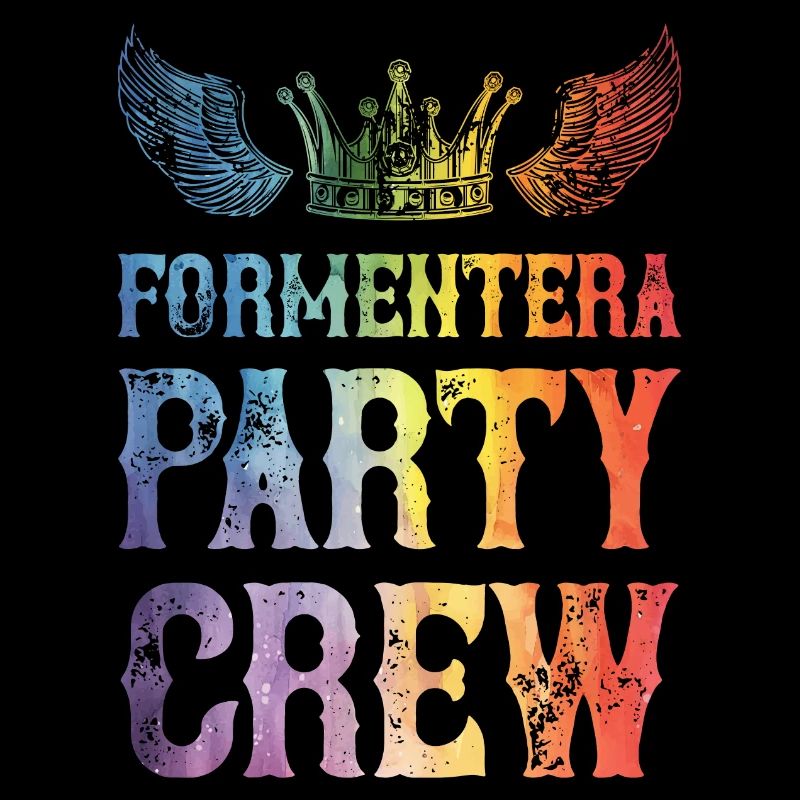 Formentera Party Crew Spruch