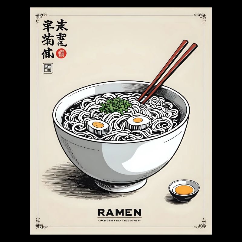 Vintage Ramen Bowl