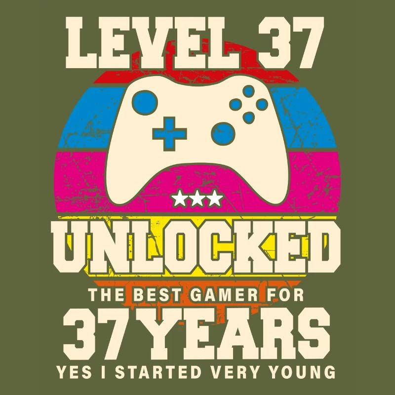Original 1987 37 ans Niveau 37 Débloquer