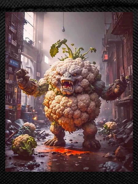 vegetables downfall Apocalypse Monster cauliflower