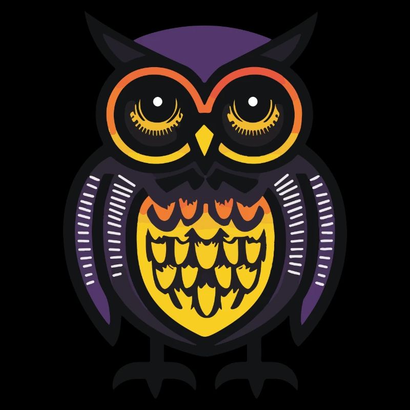 Owl Halloween Comic Zombie