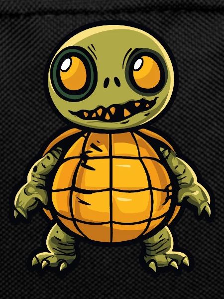 Turtle Halloween Comic Funny