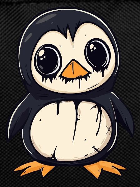 Penguin Halloween Funny Zombie