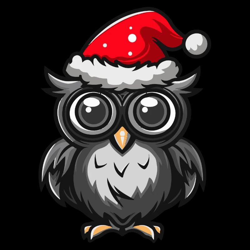 Eule Weihnachten