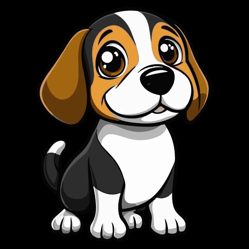 Beagle Dog Comic Baby