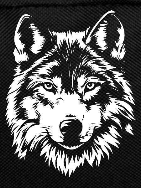 Visage de loup