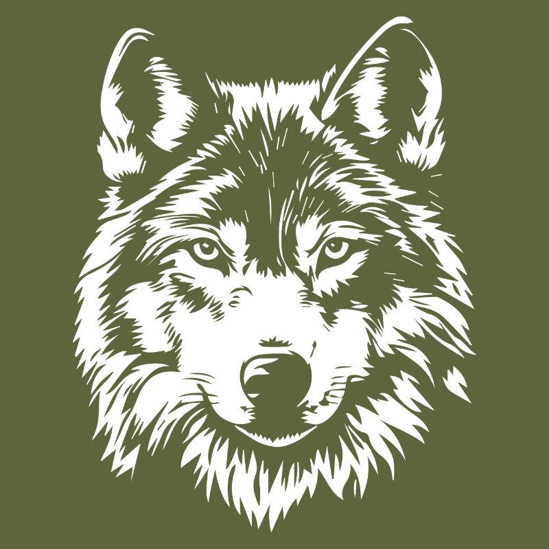 Visage de loup