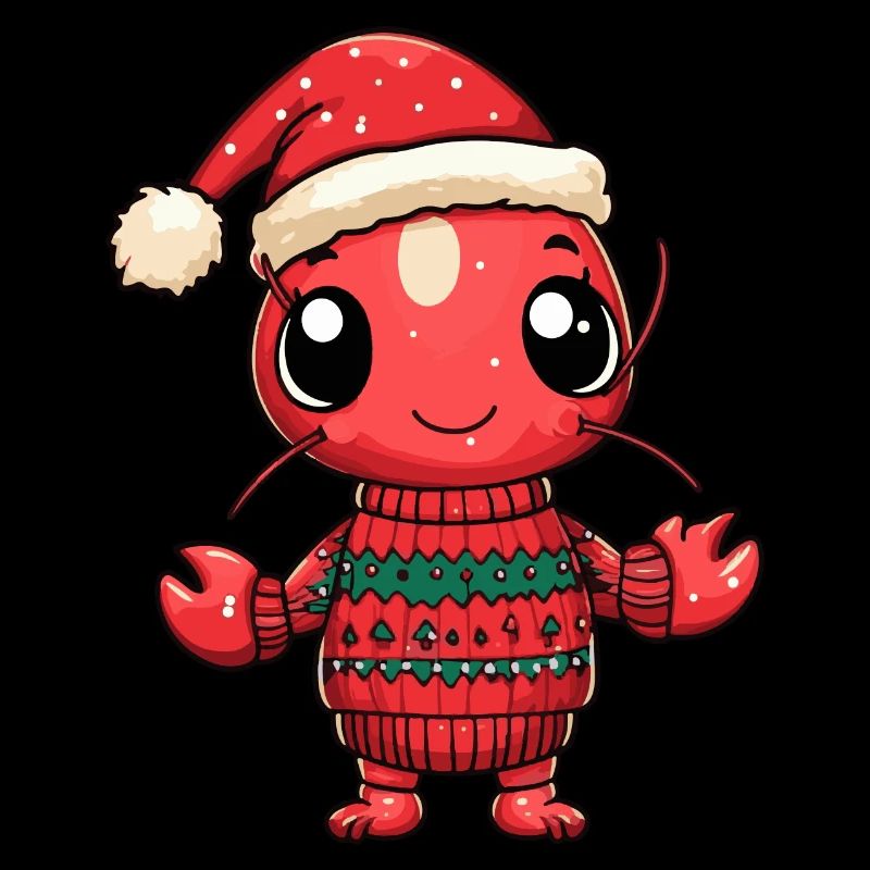 Lobster Crab Christmas Comic