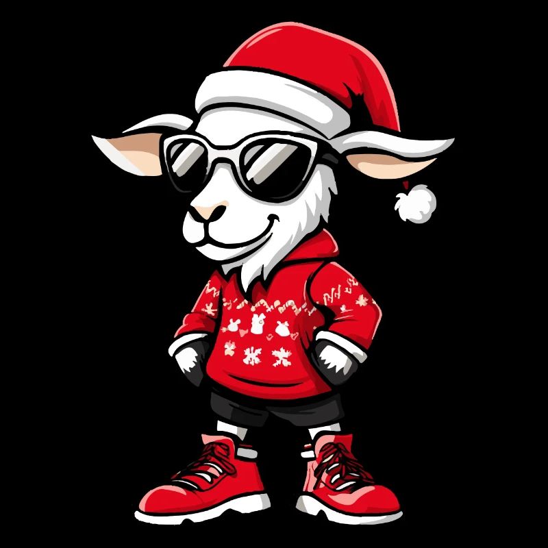 Goat Christmas Ugly Christmas