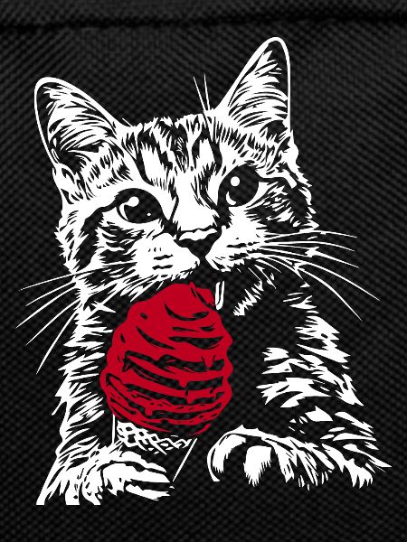 Lustige Katze Eis