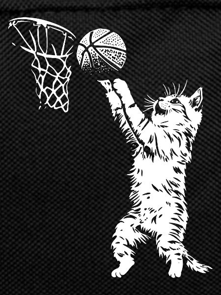 Cat Basketball Dunking