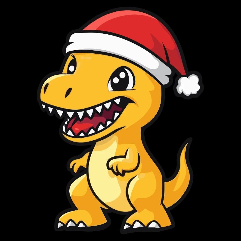 Dinosaure T-Rex Noël Mignon
