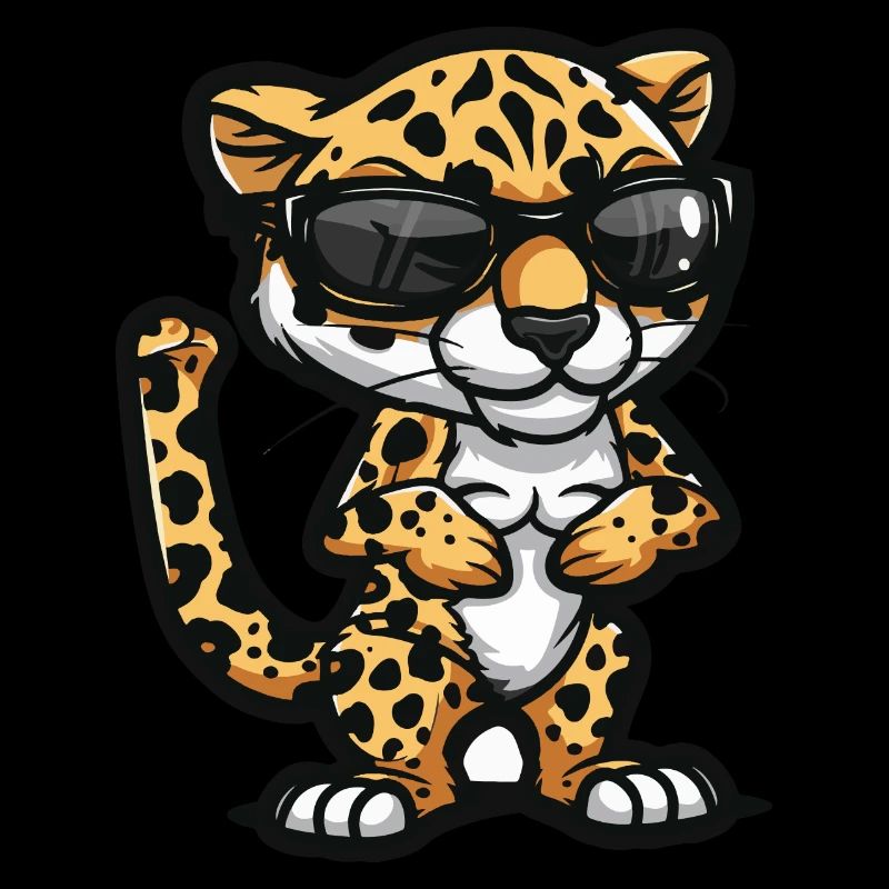 Leopard Comic Cool