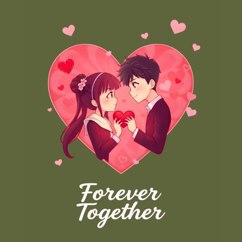 Anime Valentinstag Design