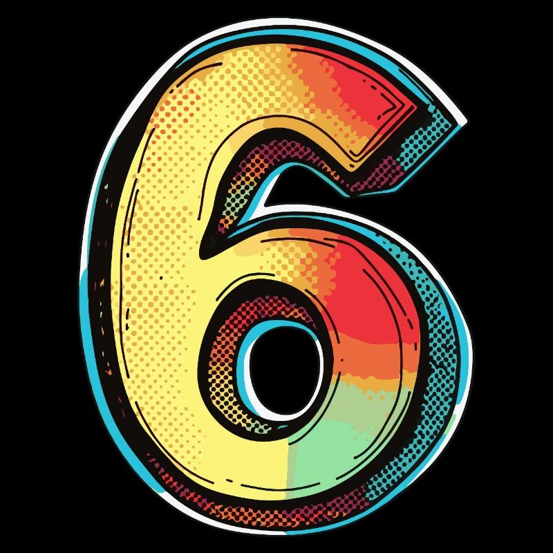 6 Number symbol
