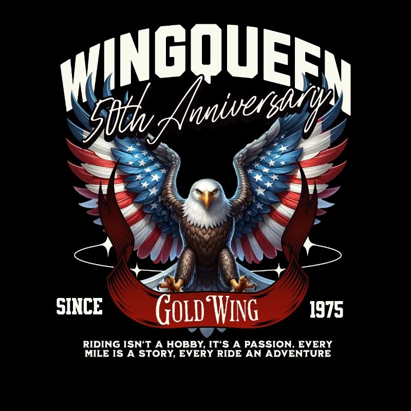 Goldwing Wing Queen 50th Anniversary 1975