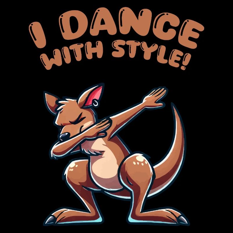 Dabbing kangourou