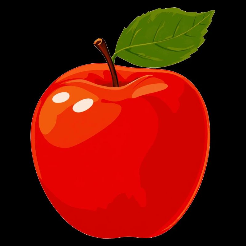 red apple