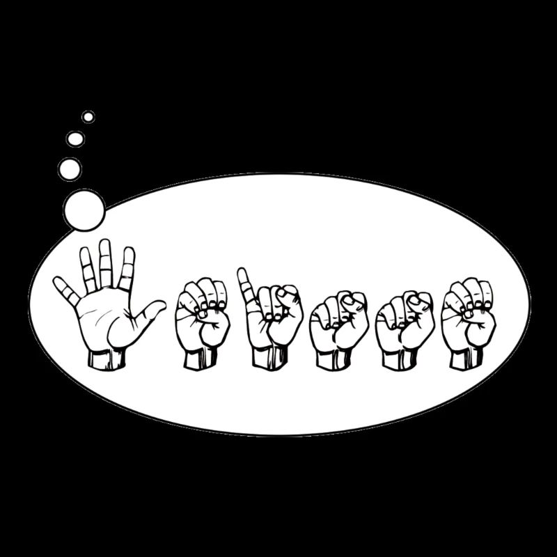 langage par gestes "merde"