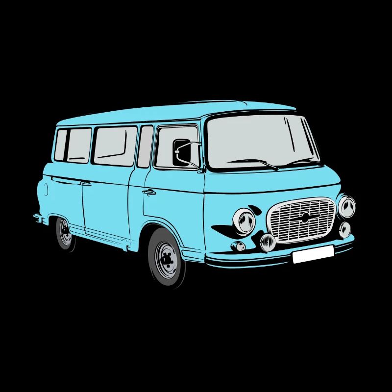 Barkas B1000 bleu