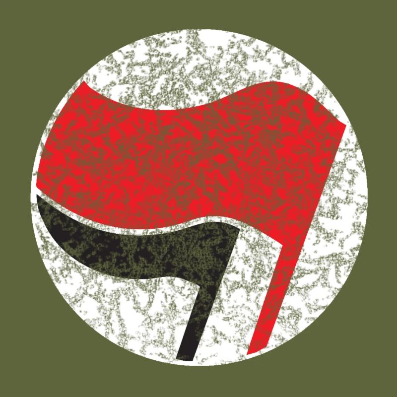 antifa flag left