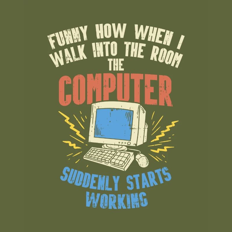 Computer Geek Shirt: Tech Support I Software