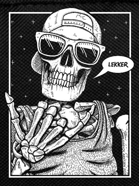 Lekker Skeleton White