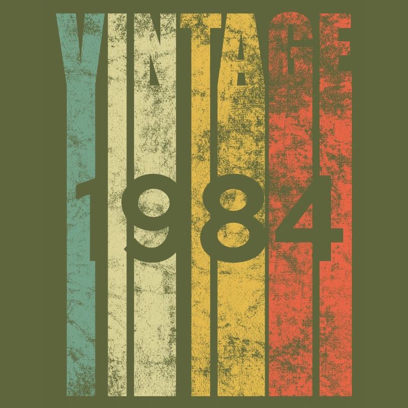 Idée de cadeau d'année de naissance d'année de naissance rétro 1984