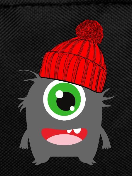 Monster Einäugi Winter red
